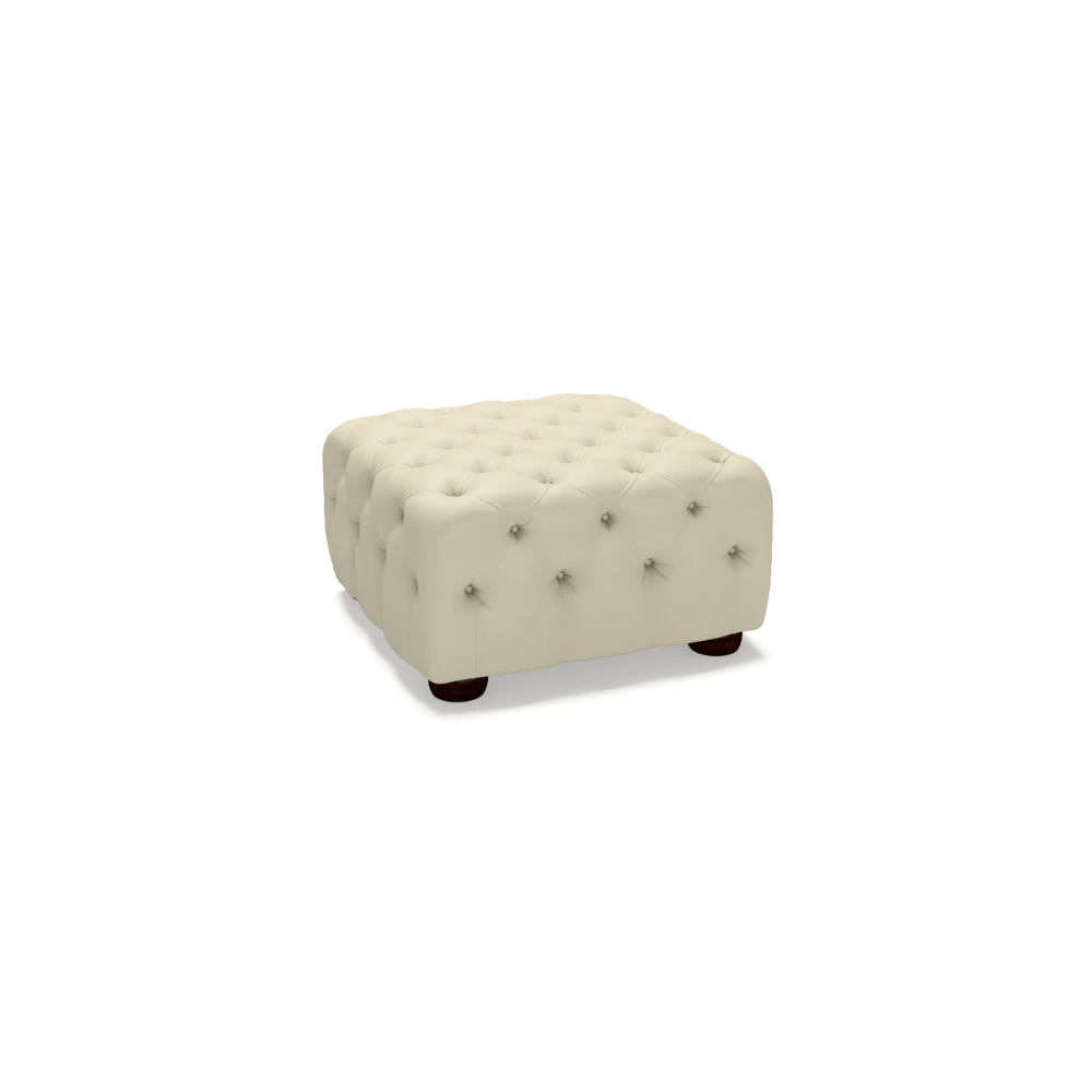 Belgravia Full Grain Leather Ottoman