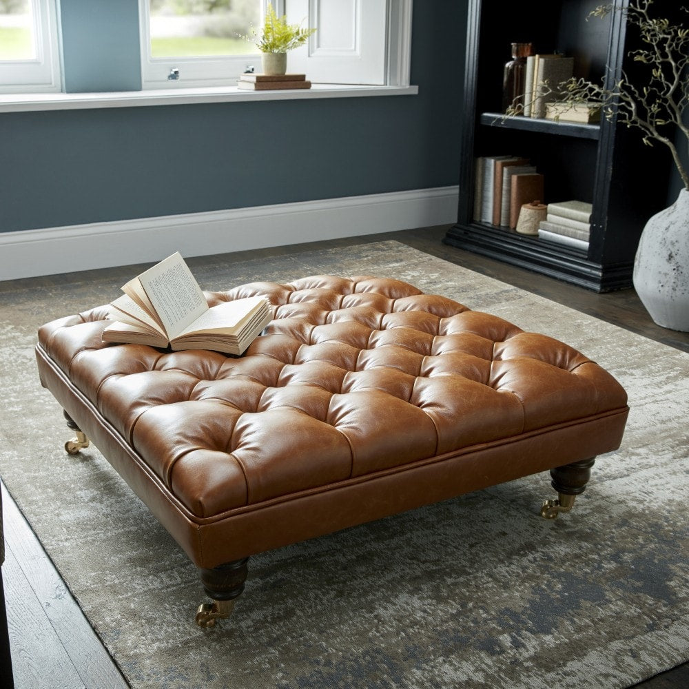 Chesterfield Footstool/Ottoman
