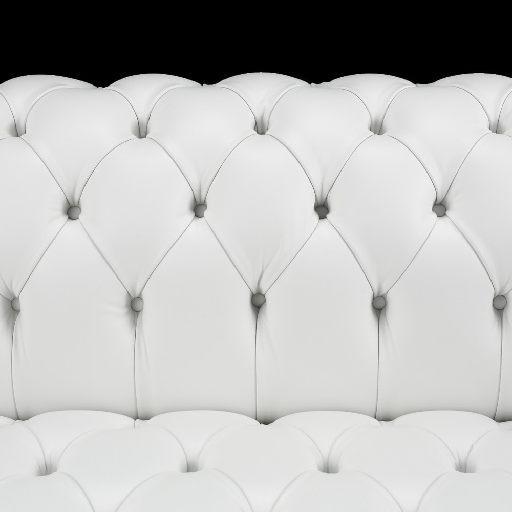 Belgravia Full Grain Leather Ottoman