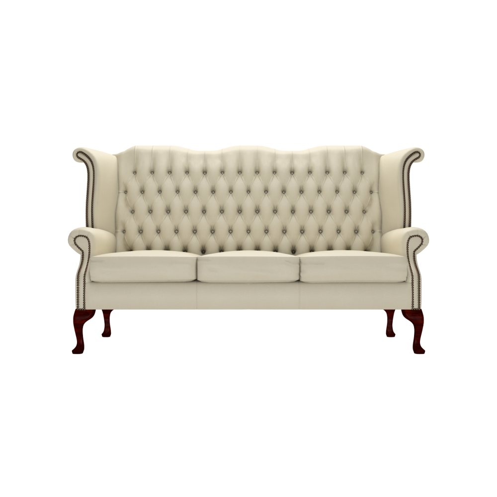 Queen Ann High Back Scroll Sofas