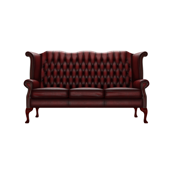 Queen Ann High Back Scroll Sofas