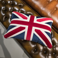 Union Jack patch work cushion