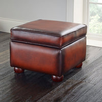 Chesterfield Pouffe Plain Footstool with Storage