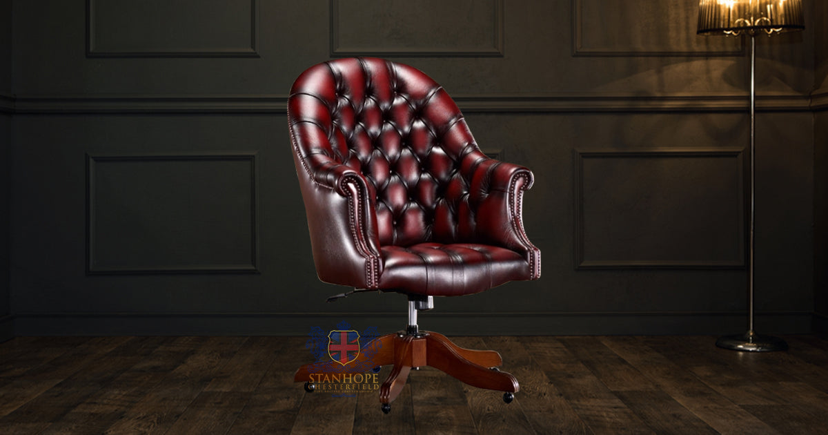 Chesterfield discount swivel chair